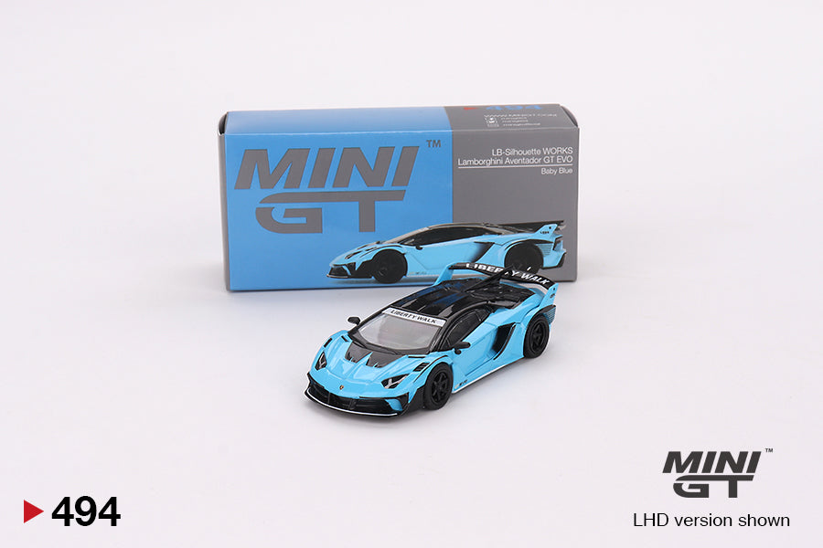 MINI GT #502 Lamborghini LB-Silhouette WORKS Aventador GT EVO