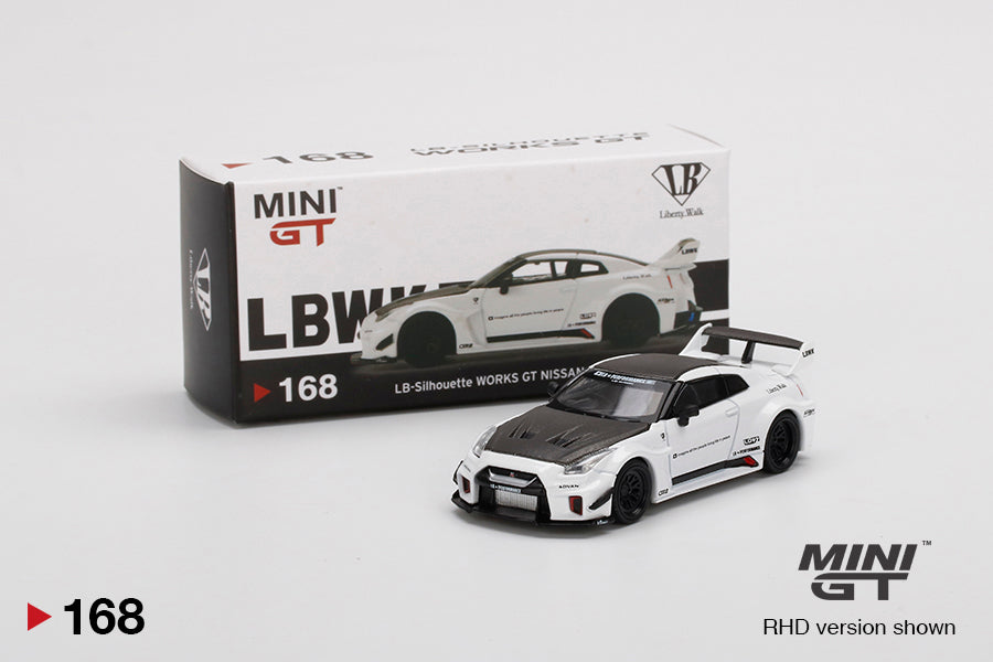 MINI GT #169 LB-Silhouette WORKS GT NISSAN 35GT-RR Ver.1 Matte Black – J  Toys Hobby