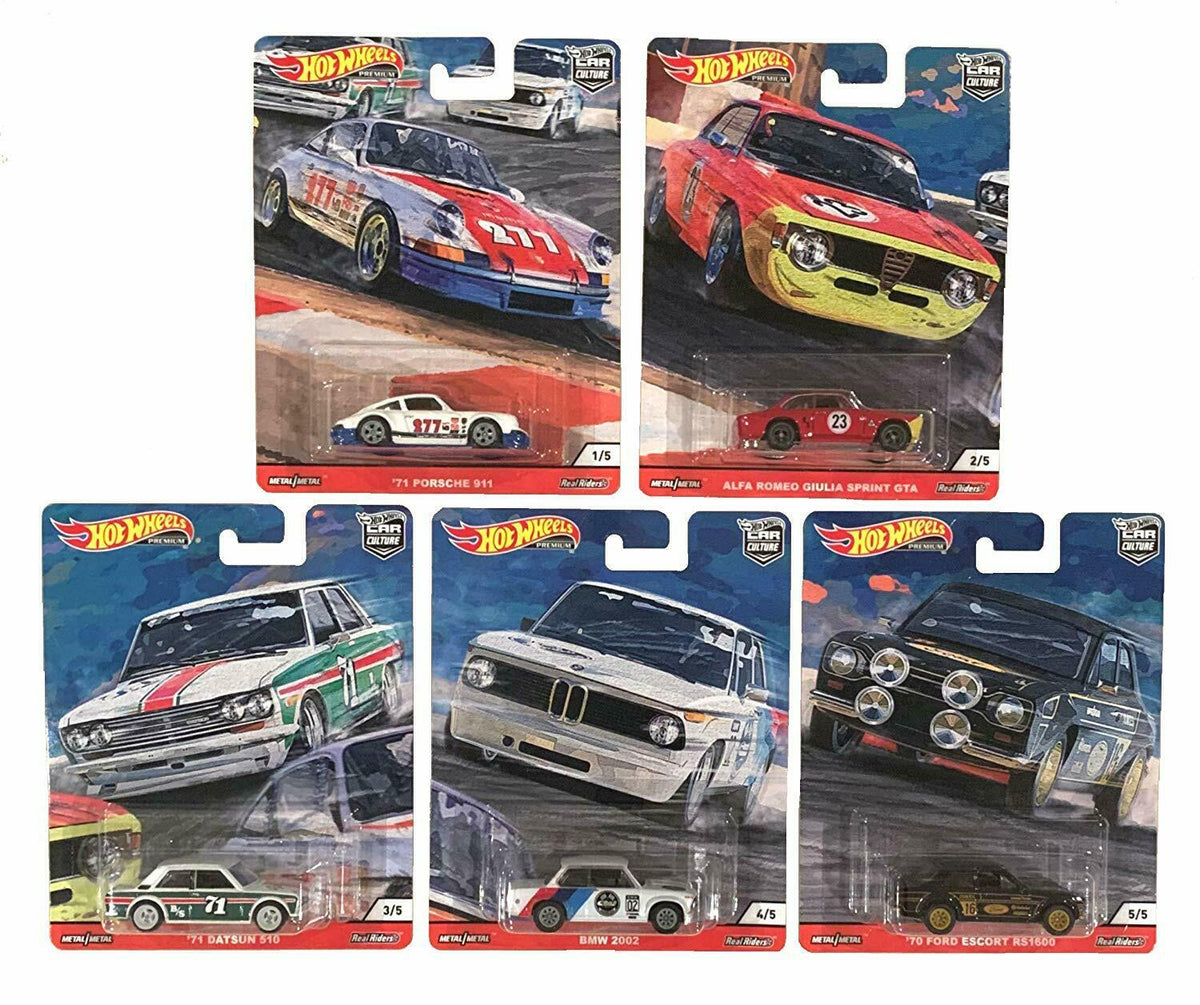 Hot Wheels Premium 2019 Car Culture Door Slammers Set of 5 FPY86