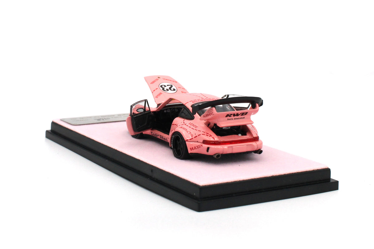 PGM Model 1/64 Porsche 964 Pink Pig Fully Open