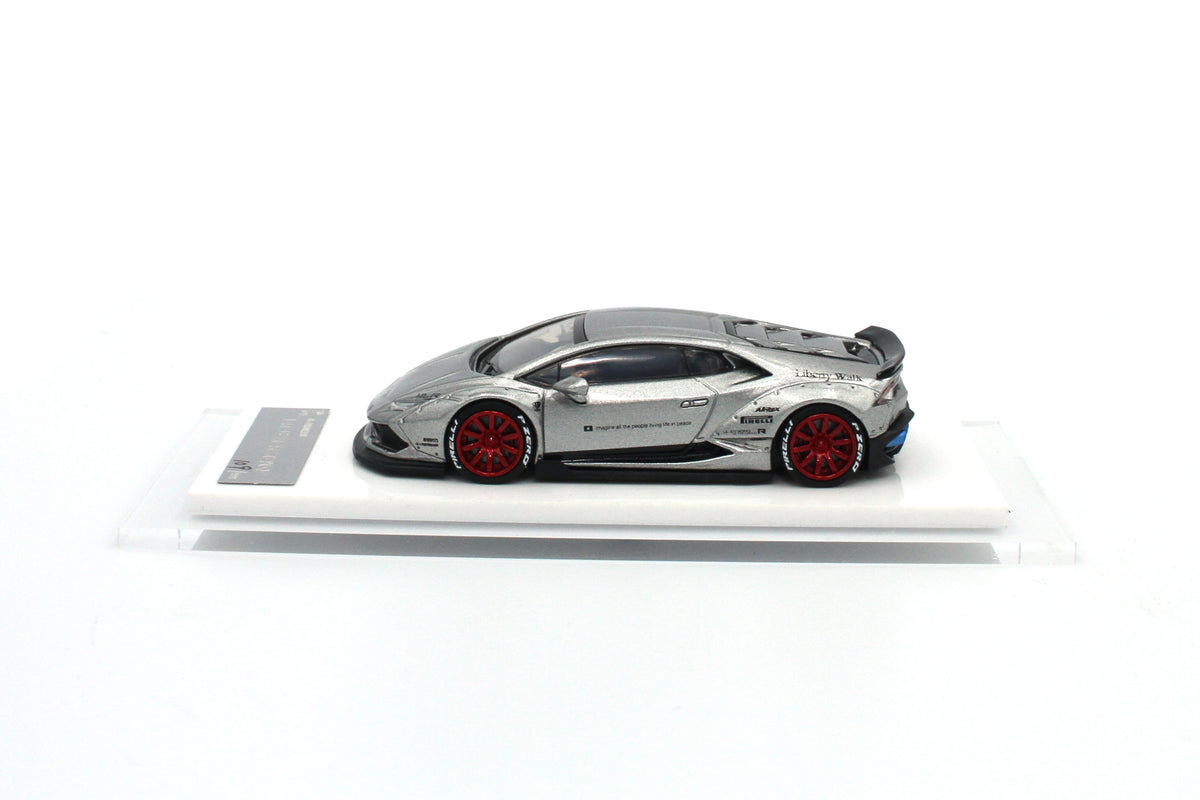 LB Performance 1/64 Lamborghini HURACAN LB610 Chrome Grey – J Toys