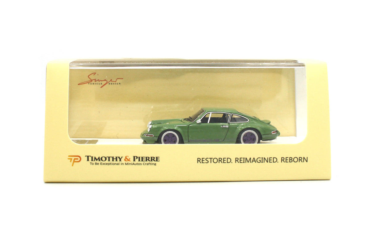 Timothy & Pierre T&P 1/64 Singer Porsche 911 (964) Green - Last One