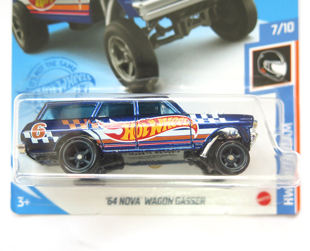 VHTF!! Hot Wheels Super Treasure Hunt Short Card ‘64 Nova Wagon offers Gasser!!!!!