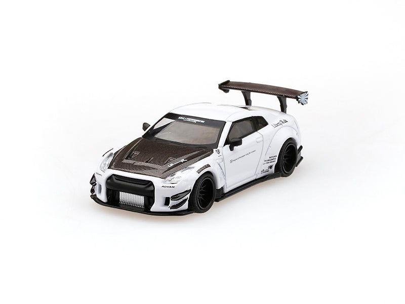MINI GT 68 1/64 LB★WORKS Nissan GT-R R35 Type 2 Rear Wing ver 3 White