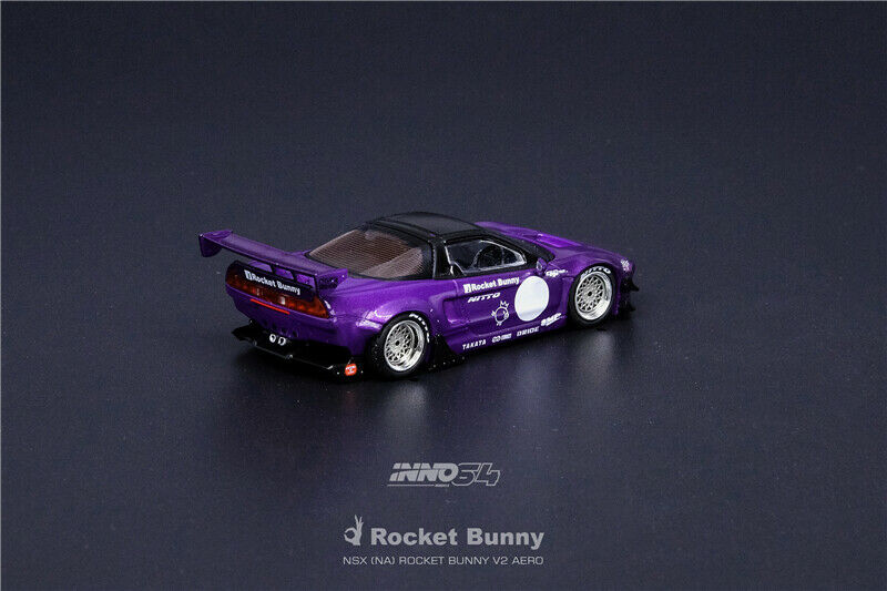 INNO64 1/64 Honda NSX (NA) Rocket Bunny V2 Aero Metallic Purple