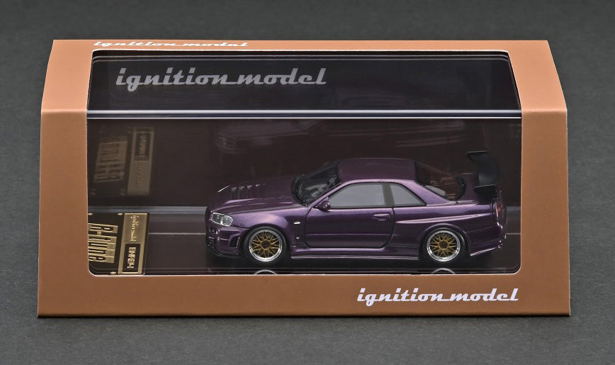 IGNITION MODEL 1G 1:43 Nismo R34 GT-R R-tune Purple IG2720 – J