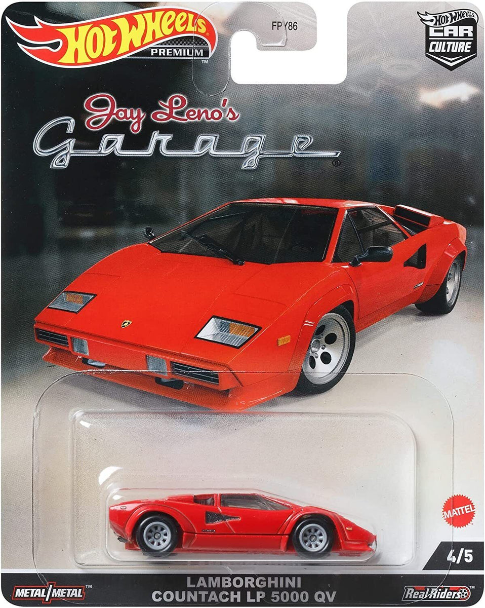 Hot Wheels Car on sale Culture Jay Leno Lamborghini Countach LP 5000 and regular