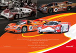 Sparky 1/64 Porsche 956 #8 & #34 6th 1983 24h Le Mans B.Wollek K.Ludwi