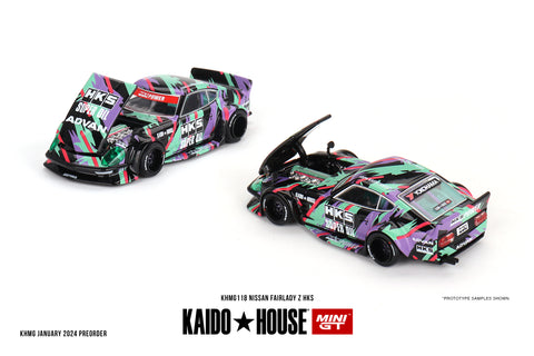 2024 MINI GT x KAIDOHOUSE #118 Nissan Fairlady Z HKS