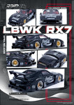 INNO64 1/64 LBWK MAZDA RX7 FD3S LB-SUPER SILHOUETTE Black Coca Cola