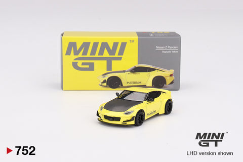 2024 MINI GT #752 Nissan Z Pandem Ikazuchi Yellow