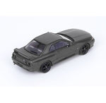 INNO64 NISSAN SKYLINE GT-R R32 Gun Grey Metallic W/ Extra Wheels