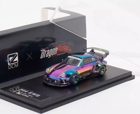 DMC 1:64 PORSCHE 964 RWB 911 Chameleon Chrome