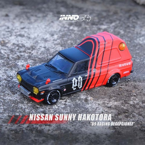 INNO64 NISSAN SUNNY HAKOTORA 09 RACING DECEPCIONEZ – J Toys Hobby