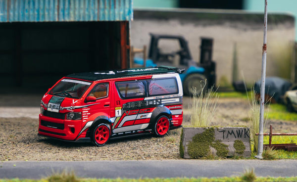 TARMAC WORKS Toyota Hiace Widebody 3台セット - おもちゃ