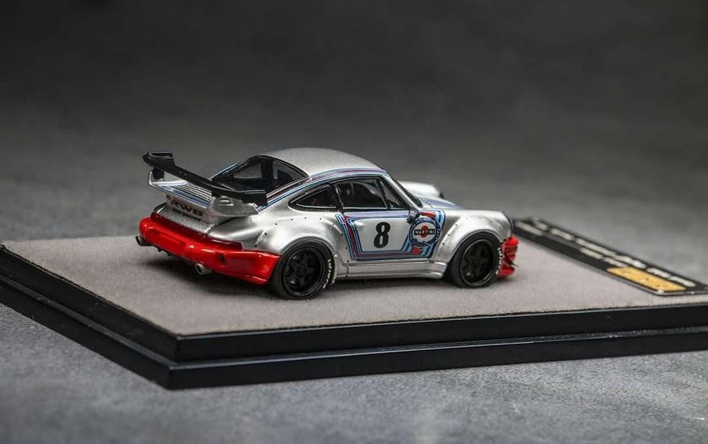 PGM 1/64 RWB Porsche 911 964 Martini Fully Open Rauh-Welt