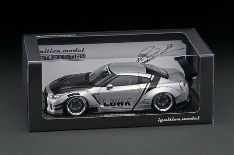 Ignition Model 1/18 IG LB-WORKS Nissan GT-R R35 type 2 Silver With