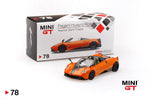 MINI GT #78 Pagani Huayra Roadster Arancio Saint Tropez LHD