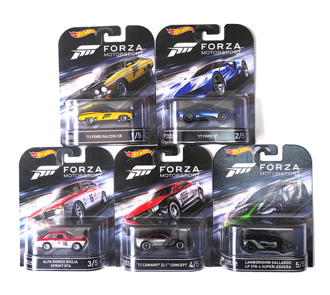 Hot Wheels Forza Motorsport 5 Pack Collector Set