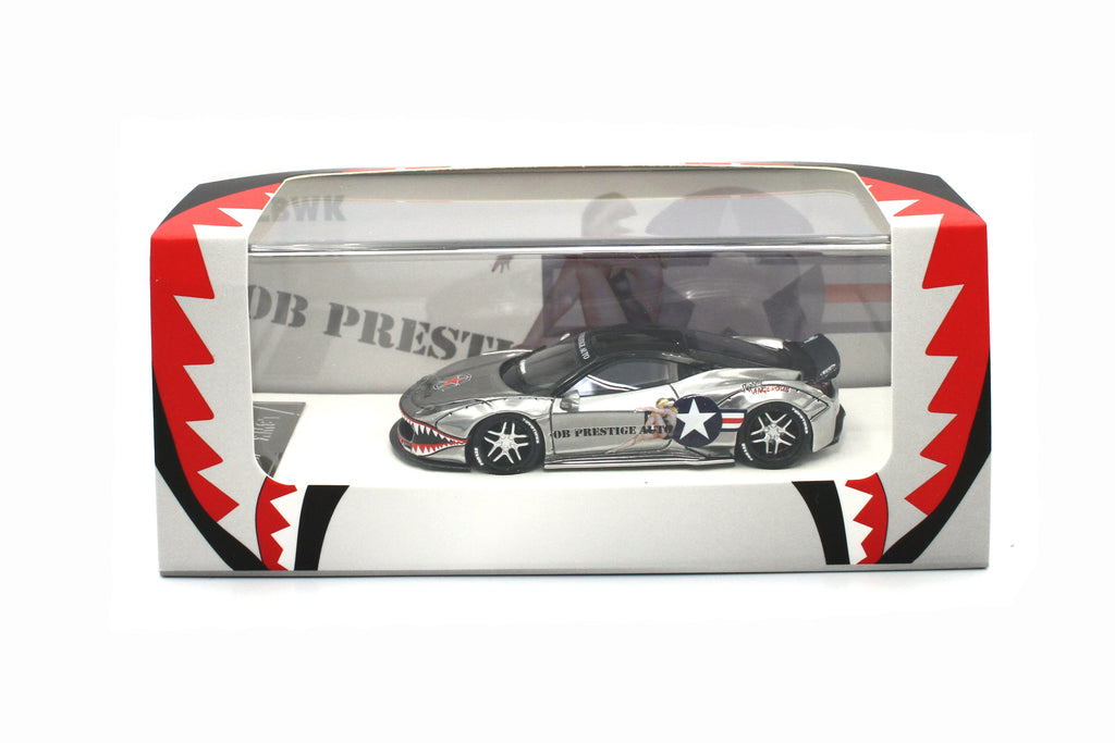 T&P LBWK Ferrari 458 OB Prestige Auto Shark LAST – J Toys Hobby