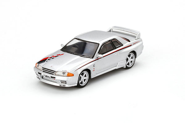 MINI GT #107 1/64 Nissan GT-R R32 Nismo S-Tune Silver