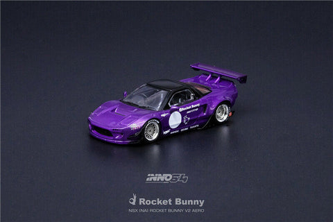 INNO64 1/64 Honda NSX (NA) Rocket Bunny V2 Aero Metallic Purple