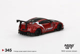 MINI GT #345 Liberty Walk LB Silhouette Works Nissan 35GT-RR Type 2 Red RHD